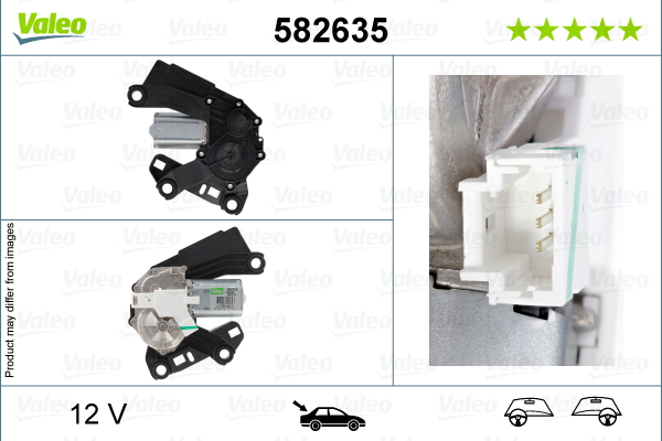 Motore tergicristallo - 582635 VALEO